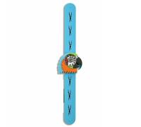 PRESTIGE & DELUXE Slap - Reloj de niño con diseño de animales salvajes, de silicona, pulsera automática, reloj colorido para niños, idea de regalo, multicolor