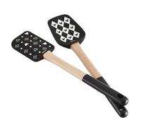 Prestige Disney - Juego de 2 espátulas de silicona monocromáticas de Mickey Mouse, espátula y utensilios de cocina de silicona, 30 cm, blanco y negro