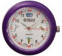 Prestige Medical - Reloj de estetoscopio analógico con símbolos médicos