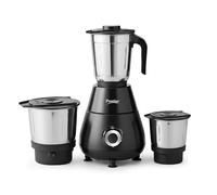 Prestige Molinillo mezclador Apex de 500 vatios con 3 tarros de acero inoxidable, 3 cuchillas supereficientes, asas resistentes, color negro