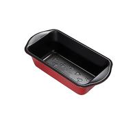 Prestige New Disney Bake with Mickey Mouse - Molde antiadherente para hornear pan de 23 cm x 13 cm, acero al carbono, color rojo y negro