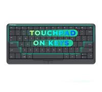Prestigio Click & Touch 2 Teclado Bluetooth con Panel Táctil para iPad - Teclado Inalámbrico con Touchpad Integrado para Tablet, Smart TV, Pc y Laptop, Layout Es QWERTY