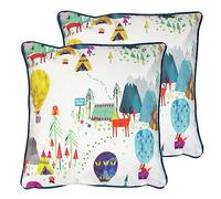 Prestigious Textiles Away We Go Kids - Cojín Relleno de poliéster, Paquete de 2 Unidades