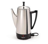 Presto 02811 - Cafetera (Cafetera turca, Negro, Acero inoxidable, 12 tazas, De café molido, 800 W, Café)