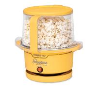 Presto 05206 Showtime Gourmet Oil Popper para palomitas de maíz, 9 tazas, tazón integrado para servir, diseño compacto, cerámica antiadherente, última intervensión de PFAS, amarillo