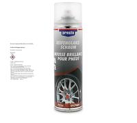 6x Presto Brillo De Neumáticos Cuidado Limpiador Espuma 500ml Spray Lata