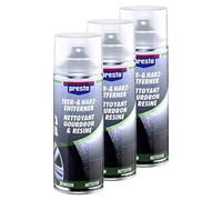 Presto! 3 x 429934 Alquitrán de Limpiador y de Resina Spray 150 ML