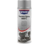 presto 428719 Spray térmico plata 800 °C 400 ml | OEM 428719, para sistemas de escape y componentes de motor.