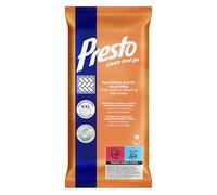 Presto Paños de Suelo/para el hogar/para la Oficina/para el baño/para la Cocina/Paneles/Terracota/Gres/Madera lacada/Fórmula Especial/Protege/Elimina el Polvo/No irrita la piel/16 Piezas/Blanco