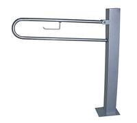 PrestoEquip Barra de apoyo abatible suelo Inox 175 88175 barras de apoyo inox mate