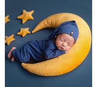 Presupos de fotografía de recién Nacidos de la, Almohada de Estrella de Baby de 19.7 Pulgadas, Almohada recién Nacida, Accesorios de brotes para bebés para niñas