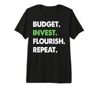 Presupuesto Invertir Florecer Repetir recuperación Camiseta Premium