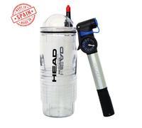 Presurizador de pelotas de tenis y pádel HEAD X3 Pump + Bomba de aire 22 cm - Mantén y recupera la presión entre partidos, marca Head