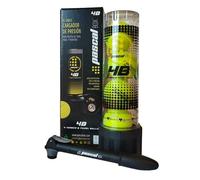 Pascal Box - Presurizador Pelotas Padel con Bomba | Padel Accesorios Bolas Padel | Presurizador Pelotas Padel y Pelotas de Tenis | Bote Presurizador Pelotas Padel | Pack Completo Incluye Lubricante