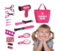 Pretend Hair Salon Set - Kit de con secador de Pelo - Funny Hair para el hogar, jardín de Infantes, Bonito Kit de salón para Entretenimiento, Juego de rol