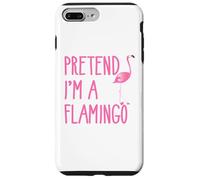 Pretend Im a Flamingo Pink Flamingo Halloween Costume Adult Carcasa para iPhone 7 Plus/8 Plus
