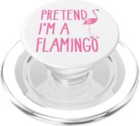 Pretend Im a Flamingo Pink Flamingo Halloween Costume Adult PopSockets PopGrip para MagSafe