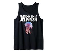 Pretend I'm A Jellyfish Kids Men Women Costume Camiseta sin Mangas