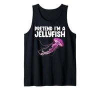 Pretend I'm A Jellyfish Kids Men Women Costume Camiseta sin Mangas