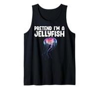 Pretend I'm A Jellyfish Kids Men Women Costume Camiseta sin Mangas