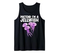 Pretend I'm A Jellyfish Kids Men Women Costume Camiseta sin Mangas