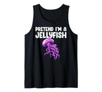 Pretend I'm A Jellyfish Kids Men Women Costume Camiseta sin Mangas