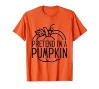 Pretend I'm a Pumpkin Halloween Costume Camiseta