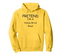 Pretend I'm a Yellow Brick Road Wizard Costume Año Nuevo Sudadera con Capucha