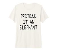 Pretend I'm an Elephant Funny Easy Halloween Costume Party Camiseta Premium