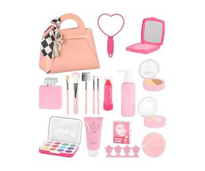 Pretend Makeup Kit - Pretend Makeup Play Kit, Fake Make Up Toys | Kids Cosmetic Set For Girls And Boys | Educational Role Play Toy For Creativity, Family Fun, Indoor Playtime, Birthday, Festival, Val