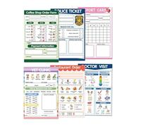 Pretend Play Notepads - Creative Activity Notebook, Kids Game Storybook | Imaginative Fantasy Adventure Writing Pad, Interactive Character Development Sketchbook For Storytelling Enthusiasts