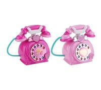 Pretend Play Phone - Corded Rotary Telephone Toy, Simulated Ringing Landline Handset, Musical Storytelling Learning Device, Interactive Imaginative Telephone | For Boys Girls Kids Classroom