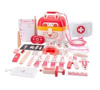 Pretend Play Set, Doctor Kit, Nurse Simulation Toy, 10.63x6.69x6.69 inchesRealistic Role-Playing Tools, Educational Interactive for Girls Boys Ages 3+ Imaginative Learning Fun