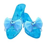 Pretend Princess Shoes - Crystal High Heels, Rhinestone Role Play Props | Cosplay Crystal Heels for Stage Costume Enthusiasts Fairy Tale Collectors Holiday Planners School