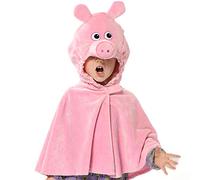 PRETEND TO BEE- Animal Capes Disfraz de capa de cerdo para el Día Mundial del Libro para niños, dibujos animados, Color, 3-7 Años (FBA-866)