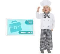 Pretend TO Bee Disfraz de Cocinero y Panadero para niños de 2 a 3 años