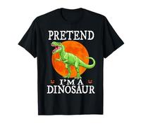 Pretende Que Soy un Dinosaurio Trex Disfraz de Halloween de Camiseta