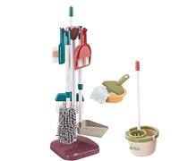 Pretendiendo Limpieza De Juego para - Kit De Hogar Educativo | Toddler-Safe Broom and Mop and Girls, Reutilizables Herramientas De Barrido para El Juego De Roles Imaginativos Y Lo Tiene