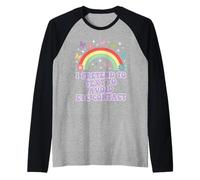 Pretendo Enviar Mensajes de Texto para Evitar el Contacto Visual Humor Adulto Divertido Camiseta Manga Raglan