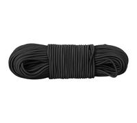 PRETEX Cuerda Elastica - Goma Elastica 3mm x 30m - Cuerdas Elásticas Núcleo de Latex Resistente a la Intemperie - Tensores Elásticos para Bricolaje Mudanzas Lona Camping - Negro