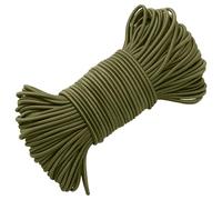 PRETEX Cuerda Elastica - Goma Elastica 3mm x 30m - Cuerdas Elásticas Núcleo de Latex Resistente a la Intemperie - Tensores Elásticos para Bricolaje Mudanzas Lona Camping - Verde