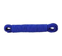 PRETEX Cuerda Elastica - Goma Elastica 5mm x 20m - Cuerdas Elásticas Núcleo de Latex Resistente a la Intemperie - Tensores Elásticos para Bricolaje Mudanzas Lona Camping - Azul