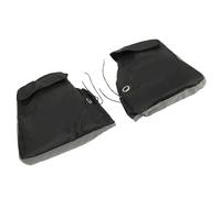 Pretfy 1 par de de Manillar Motocicletas Invierno: Protectores Manuales a Prueba Viento Impermeables para Scooters y Motos Nieve (para la Boca del Manillar 24 cm/9.44in)