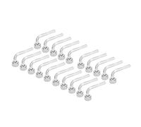 Pretfy 20pcs CAR AIR EQUIPO UNIVERSAL DE EQUIPO PARA PUBE ENGLANACIÓN ENGENIADOR Adaptador DE 8 Pulgadas Condicador Aluminio Vehículos 90 Camiones Acondicionamiento Modernización
