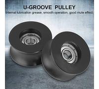 Pretfy 4pcs 0840UU Tipo Versátil Partido Ventana Puerta de la Rueda 8x39 UTYPE 1 Mm Roller 5x20 Set