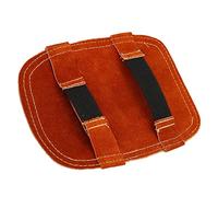 Pretfy Almohadilla Manual de Soldadura de Cuero Cuero Vaca Dividida por Calor, Calor Mano Reflectante para Calderas Industriales y Trabajo Metal