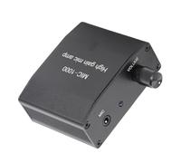 Pretfy Amplificador Micrófono Alto Dispositivo Robusto 1000 Grabación del Kit de Aluminio Cover de Audio para Tiempos Amplificación Sensibilidad Aleación Ganancia ALC - Grado Profesional SO