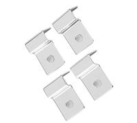 Pretfy Aquario de Acero de Acero Inoxidable Equipo Alto Rendimiento Soporte Resistencia 8 Mm Pescado 10 Mm 12 Glass Tanque 5 Cubierta Clamp/Holder Fácil Instalar 6 (10 mm (4 Piezas/Set))