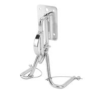 Pretfy BAT DEL AVANZADO DE ACEDIDAD DE ACERO INOXIDABLE BATCA LANZA 110 Kg Davits Capacidad Instantánea Inflable para el Bloqueo Carga Yates Fáciles (Con reposabrazos blancos)