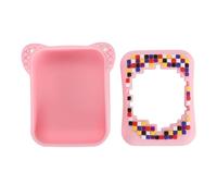 Pretfy Bolsa de Almacenamiento de Viaje con Funda Silicona para Mascotas Digitales Interactivas con Cordón y Colores Brillantes 8,2 X 7,5 Cm (Rosa)